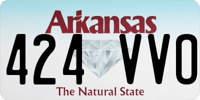 AR license plate 424VVO