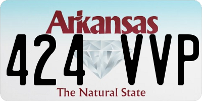 AR license plate 424VVP
