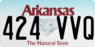 AR license plate 424VVQ