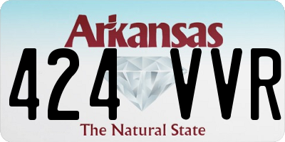 AR license plate 424VVR