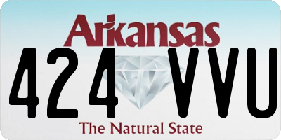 AR license plate 424VVU