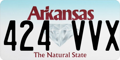 AR license plate 424VVX