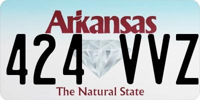 AR license plate 424VVZ