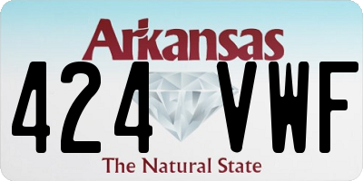 AR license plate 424VWF