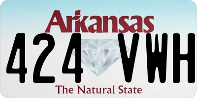 AR license plate 424VWH