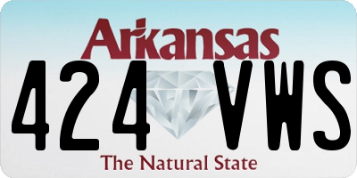 AR license plate 424VWS
