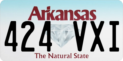 AR license plate 424VXI