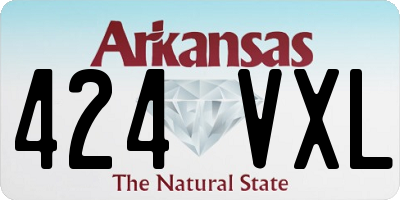 AR license plate 424VXL