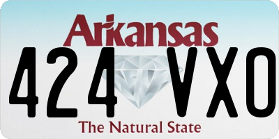 AR license plate 424VXO