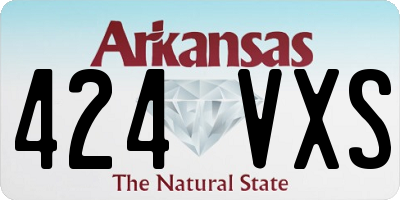 AR license plate 424VXS