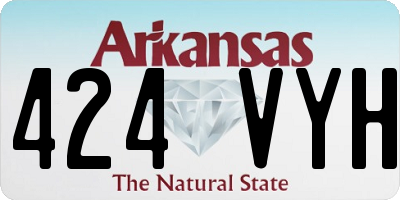 AR license plate 424VYH