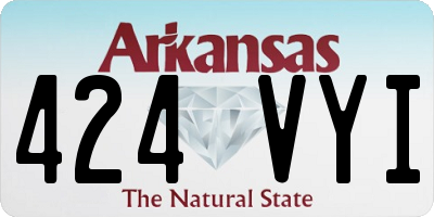 AR license plate 424VYI