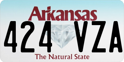 AR license plate 424VZA