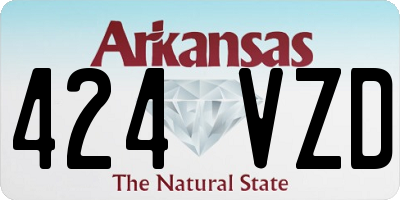 AR license plate 424VZD