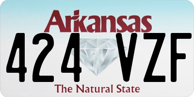 AR license plate 424VZF