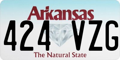 AR license plate 424VZG