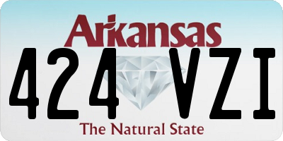 AR license plate 424VZI