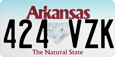 AR license plate 424VZK