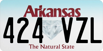 AR license plate 424VZL