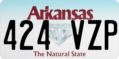 AR license plate 424VZP