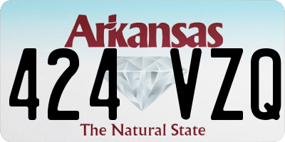 AR license plate 424VZQ