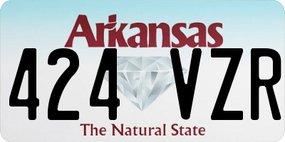 AR license plate 424VZR