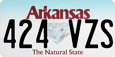 AR license plate 424VZS