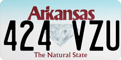 AR license plate 424VZU