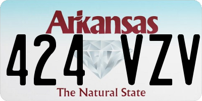 AR license plate 424VZV