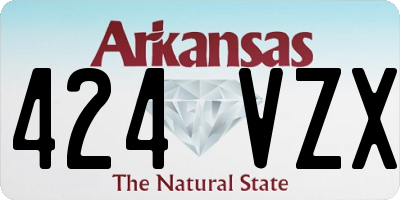 AR license plate 424VZX