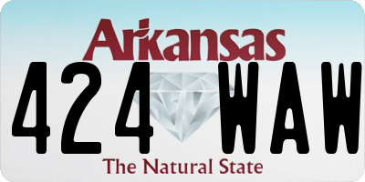 AR license plate 424WAW