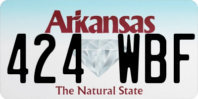 AR license plate 424WBF
