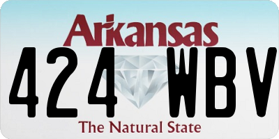AR license plate 424WBV