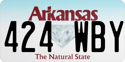 AR license plate 424WBY