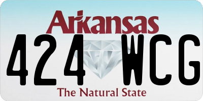 AR license plate 424WCG