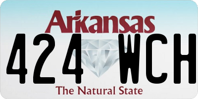 AR license plate 424WCH