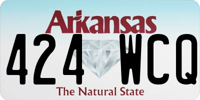 AR license plate 424WCQ