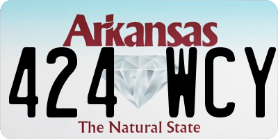 AR license plate 424WCY