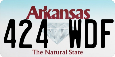 AR license plate 424WDF