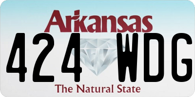 AR license plate 424WDG