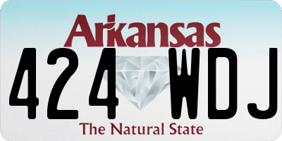 AR license plate 424WDJ
