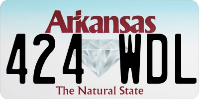AR license plate 424WDL