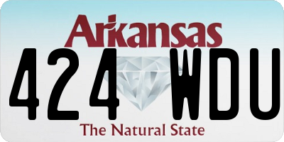 AR license plate 424WDU