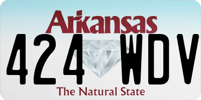 AR license plate 424WDV