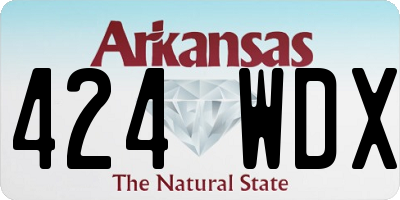 AR license plate 424WDX