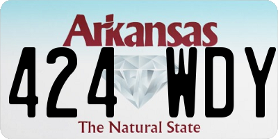 AR license plate 424WDY