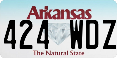 AR license plate 424WDZ