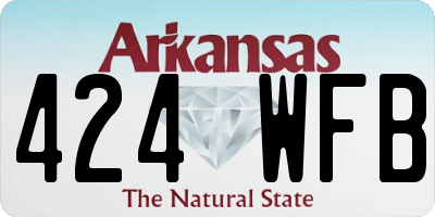 AR license plate 424WFB