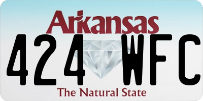 AR license plate 424WFC