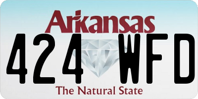 AR license plate 424WFD